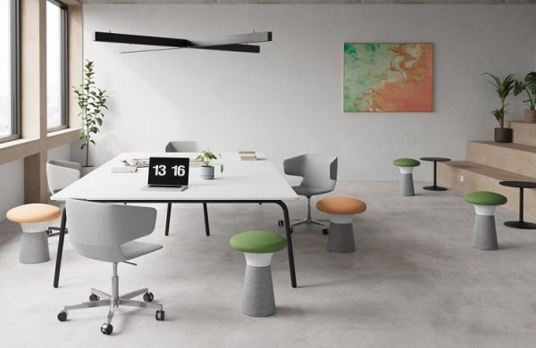 Funghi Hocker Lounge Büro und Teamtable